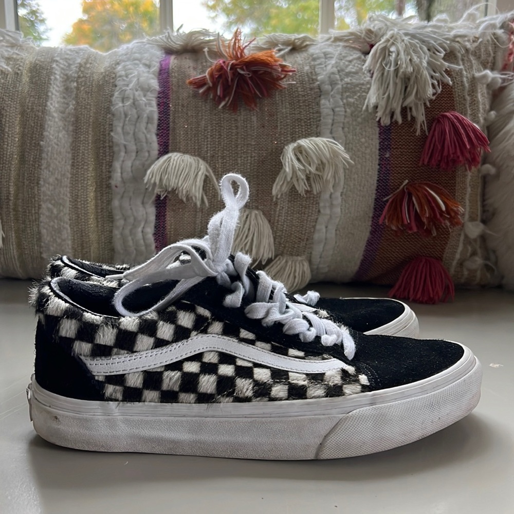 Fur Checked vans